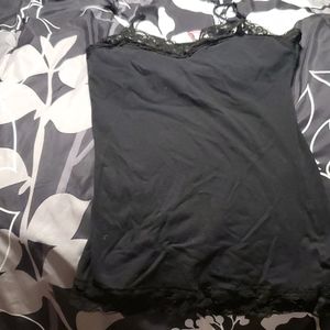 4 black camisoles